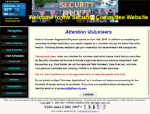 Tablet Screenshot of pffsecurity.com